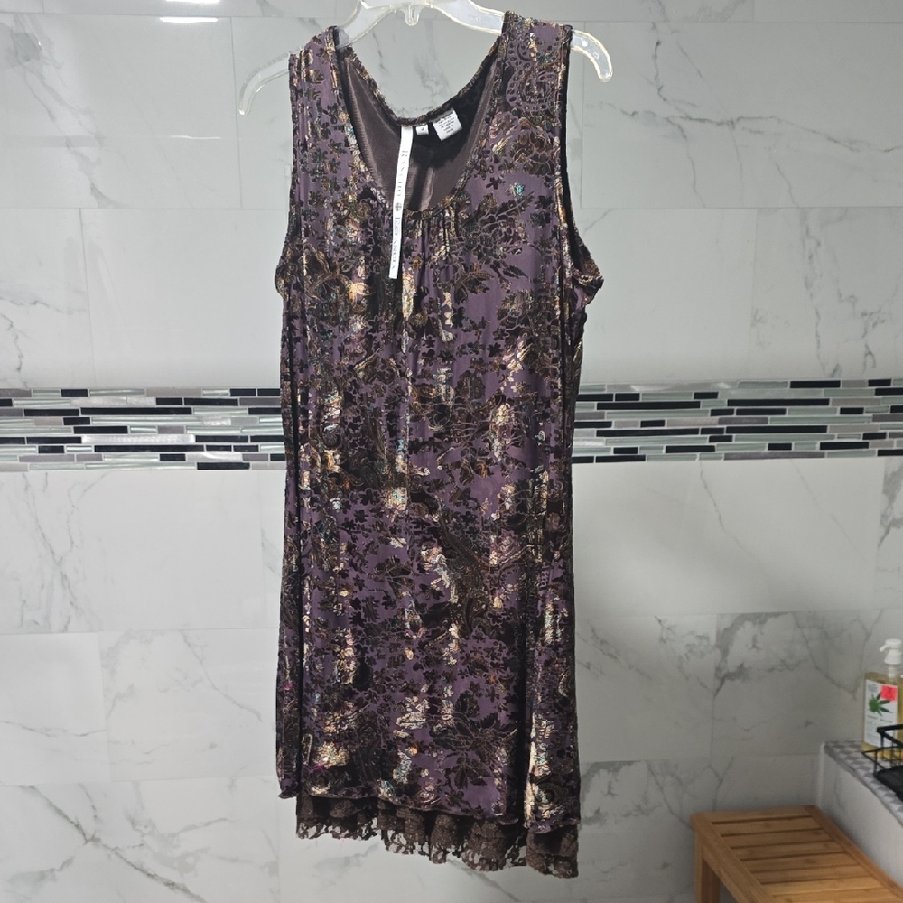 Elegant Purple Midi Dress